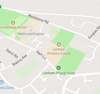 map for Lenham Primary School