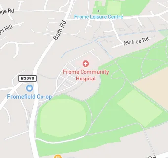 map for Frome Medical Practice