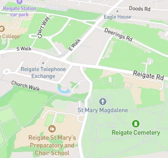 map for Chartwells At Reigate St Marys School