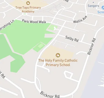 map for The Holy Family Catholic Primary School