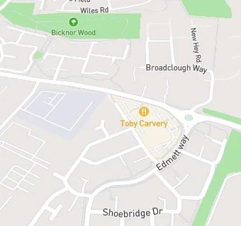 map for Toby Carvery Maidstone