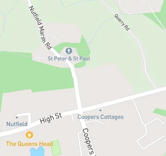 map for Nutfield Day Nursery