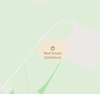 map for New School Canterbury