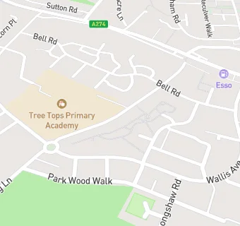 map for Impact Food Group At Tree Tops Primary Academy