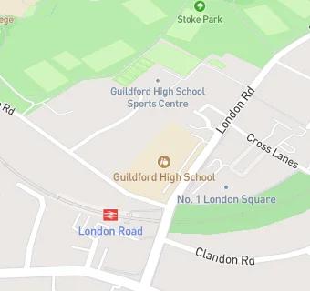 map for Guildford High School