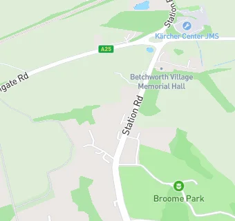 map for Broome Park Nursing Home