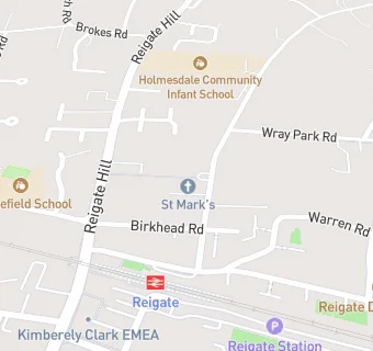 map for Reigate Breakfast Club