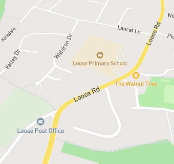 map for The Contract Dining Company Ltd At Loose Primary School