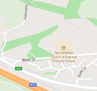 map for Caterlink At Harrietsham Church Of England Primary School