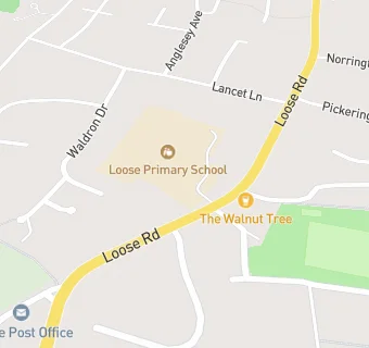 map for Loose Junior School