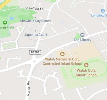 map for Twelve15 at Walsh Memorial C of E Infant School