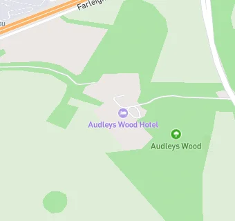 map for Audleys Wood Hotel