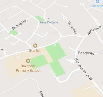 map for Cleverchefs at Boxgrove Primary School