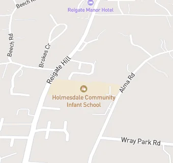 map for Twelve15 At Holmesdale Infants School