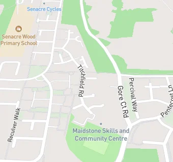 map for Maidstone Skills And Community Centre