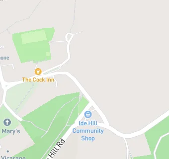 map for Ide Hill Pre-School