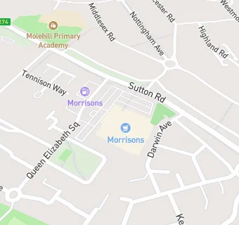 map for Morrisons Filling Station