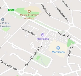 map for The Mote Medical Practice