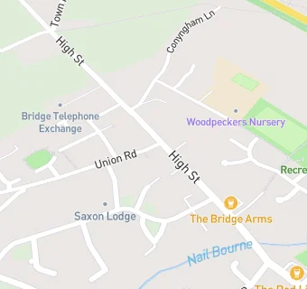 map for Bridge Village Hall