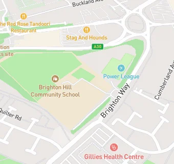 map for Aspens Services At Brighton Hill Community School