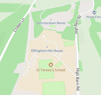 map for St Teresa's Preparatory School