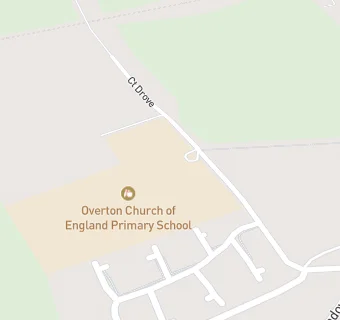 map for Overton Church of England Primary School