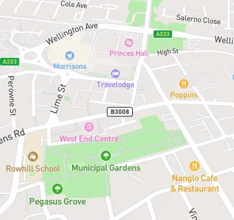 map for West End Centre