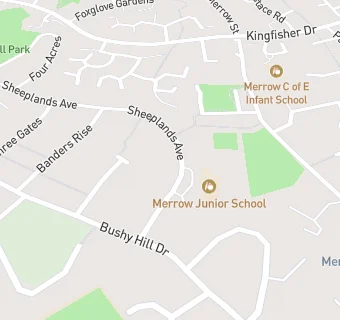 map for Twelve15 at Bushy Hill Junior School