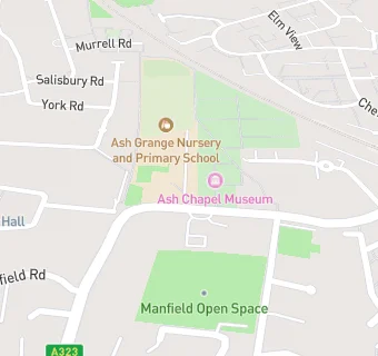 map for Ash Grange Nursery and Primary School