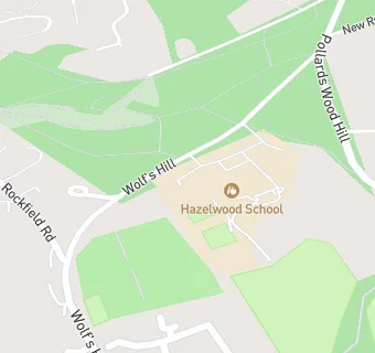 map for Hazelwood School