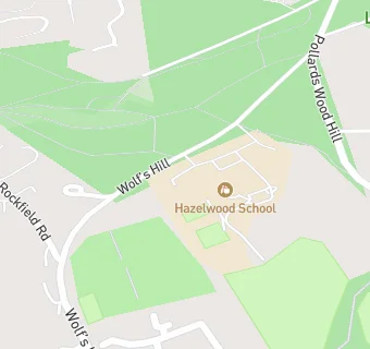 map for Hazelwood School