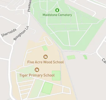 map for Five Acre Wood School