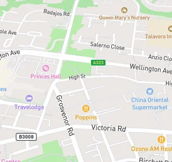 map for Trafalgar Inn