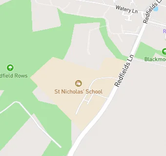 map for St Nicholas' School