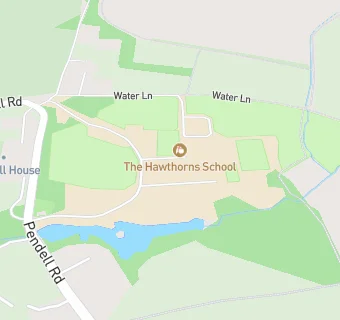 map for The Hawthorns School