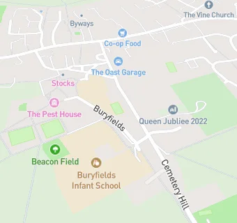 map for Buryfields School