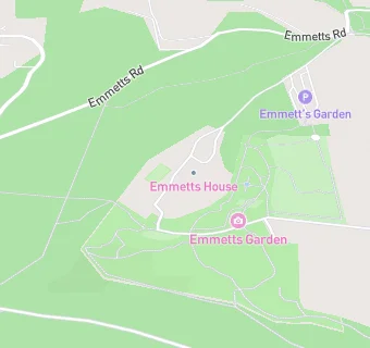 map for Stable Tea Rooms And Shop At Emmetts Gardens