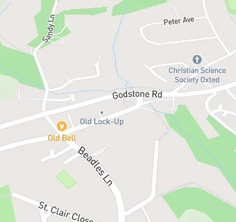 map for Esso Station Oxted