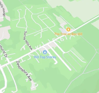 map for Hilltop Store and Post Office