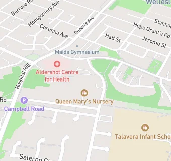 map for Queen Marys Nursery