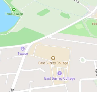 map for East Surrey College