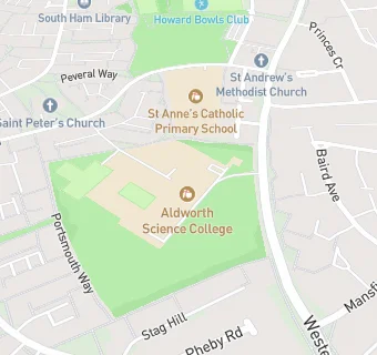 map for Aldworth Secondary School