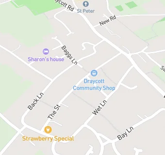 map for Draycott Community Shop Ltd