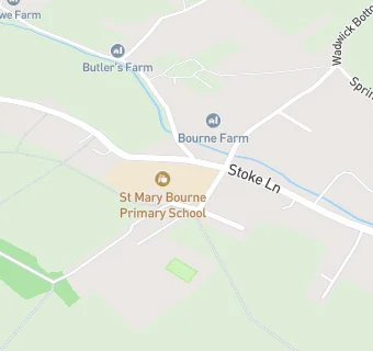 map for St Mary Bourne Primary School