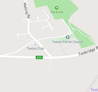 map for The Teston Club