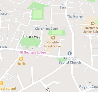 map for Stoughton Infant School