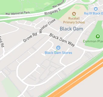 map for Black Dam Stores