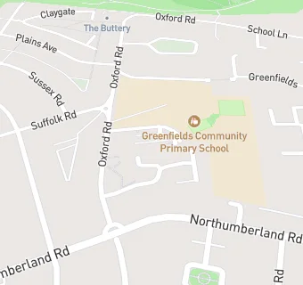 map for Nourish Contract Catering Ltd At Greenfields Cp School