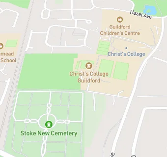 map for Christ's College, Guildford