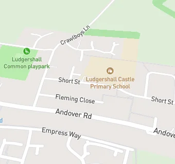 map for Ludgershall Castle Primary School